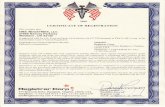 OF · 2020-04-27 · CERTIFICATE OF REGISTRATION This certifies that: HMS INDUSTRIES, LLC 27995 Ranney Parkway Westlake , OH 44145 is registered with the U.S. Food and Drug Administration