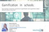Gamification in schools - Immersive Itimmersiveit.com.au/wp-content/uploads/2018/05/waes... · 1. Competition and cooperation – achieving a superior outcome with teams, experts