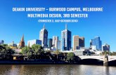 Deakin University Ð Burwood Campus, Melbourne Multimedia ... · class but I couldn’t find any other classes that would fit KEA’s 3rd semester plan. I ended up taking the class