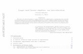 Logicandlinearalgebra: anintroduction - arXiv · 1 Introduction 2 2 A sketch of linear logic proofs as algorithms 3 3 Programs, algorithms and the λ-calculus 5 ... There was an analogous