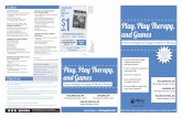 Play, Play Therapy, Objectives and Games Parent training Cooperative games Storytelling games How to