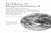 Problems of Biogeochemistry II21sci-tech.com/articles/ProblemsBiogeochemistry.pdfProblems of Biogeochemistry.1 Having been at work recently on the book, The Basic Concepts of Biogeochemistry