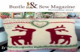 Prepare for the festive season with our Christmas makes …. …bustleandsew.com › d0wnl0ad5 › publications › Issue22Preview.pdf · famous Scottish fabric is Harris tweed -