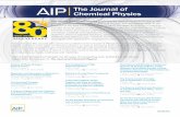 The Journal of Chemical Physics - Pines Lab · physics relevant to studies of atoms, molecules, clusters, liquids, !lasses, crystals, polymers, biolo!ical molecules and networks,