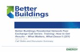 Better Buildings Residential Network Peer Exchange Call ... › ... › 05 › f31 › 041416_training_summary.pdf · Better Buildings Residential Network Peer Exchange Call Series: