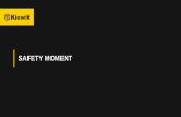 SAFETY MOMENT · monthly Reports 16.5 million hours/120 lost time accidents 1960 1970 17 million hours/ 94 lost accidents First Bob Wilson Safety Award 16.5 million hours/ 168 lost