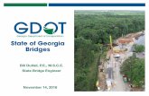 State of Georgia Bridges - Georgia Department of ... Meeting Documents/Bill DuVall_Bridge...Nov 14, 2018  · State of Georgia Bridges November 14, 2018 Bill DuVall, P.E., M.S.C.E.
