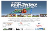 2016 SB Kite Fest Flyer v5 · KITE FESTIVAL SBCCSant˜ Barbar˜ 973 Cliff Drive West Campus Lawn KITE FESTIVAL 31s˚ Annua˛ April 10, 2016 • 11 AM - 5 PM Sant˜ Barbar˜ Santa