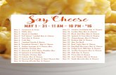Say Cheese - Seneca Buffalo Creek Casino Say Cheese MAY 1 â€“ 31 â€¢ 11 AM â€“ 10 PM â€¢ $16 May 17