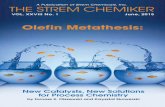 The Strem Chemiker - Vol. XXVIII No. 1, June, 2015Classical olefin metathesis catalysts (Mes = 2,4,6-trimethylphenyl, Cy = cyclohexyl) Apart from the industrial application of ring-opening