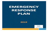 Emergency Response Plan 2019 · B. Incident Command Post (ICP) An Incident Command Post (ICP) will be established as the situation warrants. The Incident Commander will manage the