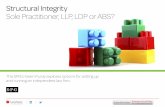 Structural Integrity Sole Practitioner, LLP, LDP or ABS?spg.uk.com/wp-content/uploads/2015/04/LexisNexis_SPG_Structural_Integrity_Report.pdftrader), but you can also set up as a Limited