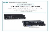 VGA DVI USB KVM Extender Over IP Video Wall Support IR RS232 · The XTENDEX® VGA/DVI USB KVM Extender Over IP provides remote KVM (USB keyboard, USB mouse, and VGA/DVI monitors)