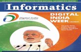 INFORMATICS EDITORIAL D · INFORMATICS Is Published by National Informatics Centre, Department of Electronics & Information Technology, Ministry of Communications & Information Technology,