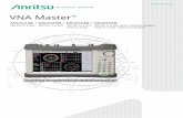 VNA Master MS20xxB Product Brochure · Product Brochure VNA Master ... Short, Load) •antenna system performance can degrade 1P2P, (Open, Short, Load, Through) • Response S 11