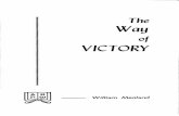 Way VICTORY - s3.amazonaws.com › unsearchablerich... · His might. And this is the way of victory, victory personal, victory in spirit over the powers of darkness. Shallwenotthenrise