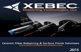 Deburring Technologies, LLCStrengths of XEBEC Brushes 3 deburring & finishing 4. customer service 1-800-306-5901 G technical support 1-800-434-9775 G 1 Xebec Beats the Competition