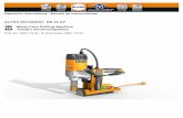 ALFRA ROTABEST RB 35 SP Metal Core Drilling Machine ... · carbon brushes as soon as possible and always both at the same time. In order to replace the carbon brushes, remove the