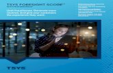 TSYS Foresight Score with Featurespace Brochure · Fraud is a chess match and fraudsters are often one step ahead in the game. In fact, criminals are the best they’ve ever been