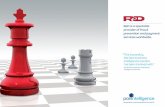 ReD is a specialist provider of fraud prevention and ...€¦ · problem that cost payment card issuers, merchants and their acquiring banks, $11.27 billion in 20121. Fraud is a particular