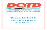 REAL ESTATE OPERATIONS MANUAL - Louisiana...REAL ESTATE OPERATIONS MANUAL SECTION 1: APPRAISAL 1.1 PURPOSE The purpose of this manual is to provide the fee appraiser, fee Review Appraiser,