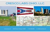CRESCO LABS OHIO, LLC - Yellow Springs, Ohio · 2017-06-09 · Cresco Labs, LLC 520 W Erie St, Chicago, IL 60654 P: 312-929-0993 E: info@crescolabs.com A MEDICAL CANNABIS COMPANY