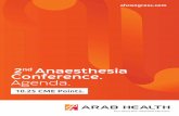 nd Anaesthesia Conference. Agenda.The Cleveland Clinic Foundation Center for Continuing Education is accredited by the Accreditation Council for Continuing Medical Education (ACCME)