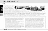 OLYMPUS - B&H Photo · 2014-08-07 · OLYMPUS E-1 DIGITAL SLRs 209 ORDER & INFO. (212) 444-5027 • FAX: (212) 239-7770 (800) 947-7008 1-800-947-9927 • Originally developed in the