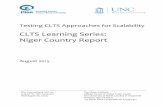 CLTS Learning Series: Niger Country Report · CLTS Learning Series: Niger Country Report ... and learning partnerships, we deliver innovative, relevant and highly‐accessible training