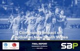 Community Impact of Football in New South Wales · SBP Community Impact of Football in NSW 2018 June 2018 Commercial-in-Confidence 2 Foreword With almost 300,000 registered football