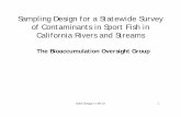 Rivers and Streams Study Design 02-16-11 - California · California Rivers and Streams The Bioaccumulation Oversight Group. R&S Design 11-09-10 2 • BOG planning discussions ...