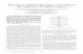   Detection of Digital Image Forgery using Wavelet ...static.tongtianta.site/paper_pdf/c25c658c-cc64-11e9-94da-00163e08bb86.pdfboth copy-move and splicing forgeries, when digital