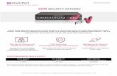 3200 SECURITY GATEWAY - ITecSys · Check Point 3200 Next Generation Firewall offers an enterprise-grade security against 5th generation threats. 3200 Security Gateway leverages multi-core