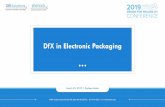 DfX in Electronic Packaging - DfR Solutions DfR...9000 Virginia Manor Rd Ste 290, Beltsville MD 20705 | 301-474-0607 |  DfX in Electronic Packaging March 25, 2019 | Kayleen Helms