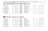 MLS Game Guide...MINNESOTA UNITED FC v REAL SALT LAKE TCF BANK STADIUM, Minneapolis, Minn. April 1, 2017 (WEEK 5, MLS Game #43) 7 p.m. CT (WFTC My 29; KMYU-12) REAL SALT LAKE 2017