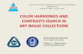 Color Harmonies and Contrasts Search in Art Image Collectionsivanova/KMI-papers/ppt-2009-MMEDIA-Col… · COLOR MODELS HSV HSL Munsell . 11 2. HUMAN PERCEPTION OF THE COLOR - HARMONIES