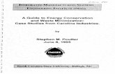 '1 A Guide to Energy Conservation - P2 InfoHouse · 2018-06-13 · A Guide to Energy Conservation and Waste Minimization: Case Studies from Carolina Industries by Stephen M. Poulter