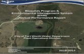 Biosolids Program & Environmental Management System (EMS ...fortworthtexas.gov/files/76fc84e6-4a21-48f9-b6e9-59205a109a51.pdf · Annual Performance Report (APR) ... (rotary drum thick