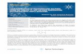 CharaCterization of polyphenylene sulphide using the ... · Certech is a key member of the Agilent Partner Labs Network, collaborating on method development and providing application