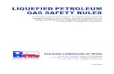 LIQUEFIED PETROLEUM GAS SAFETY RULES - Texas RRC These Liquefied Petroleum Gas (LP-Gas) Safety Rules