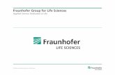 Fraunhofer Group for Life Sciences - industry.org.il · Fraunhofer Group for Life Sciences Nikolai-Fuchs-Str. 1 30625 Hannover Germany Phone +49 511 5350 -449 claus.kroggel@vls.fraunhofer.de