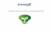 Energy Conservation and Demand Management Plan - Essex · Energy Conservation and Demand Management Plan 1. Commitment a. Declaration of Commitment The Town of Essex is committed