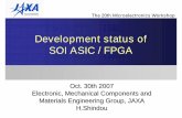 Development status of SOI ASIC / FPGA · The 20th Microelectronics Workshop @ Tsukuba The design and evaluation (Irradiation test) of the TestThe design and evaluation (Irradiation