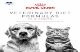VETERINARY DIET FORMULAS€¦ · ROYAL CANIN VETERINARY DIET® Formulas AT-A-GLANCE January 2017 Royal Canin ® Diet Name Formulated to Nutritionally Support the Following Conditions: