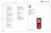Allied Electronics Manometer - RS Components · Manometer/English Manomètre/Francais 4 13/08/2017 Version No. 001 4 Manomètre Manuel d'instructions FR RS-8890 No d'inventaire: 144-5336