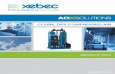 CLEAN, DRY COMPRESSED AIR...Air and gas purification have been at the core of Xebec adsorption technology since 1967. We have built, installed and continue to service over 9000 dryers.