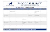 October Paw Print - FinalFinal - WordPress.comOct 09, 2018  · OCTOBER CALENDAR 1 PAW PRINT ... HAZEL WOLF LIVING WALL UPDATE We now have the touch screen mounted and it is displaying