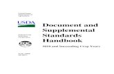2018 Document and Supplemental Standards HandbookRI/VI Procedures and information for administering the RI/VI plans of insurance. STAX Procedures for administering STAX (cotton only).