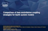 Comparison of data assimilation coupling strategies for ... · Comparison of data assimilation coupling strategies for Earth system models Prepared: Sergey Frolov (NRL), ... Mitigating