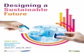 Designing a Sustainable Future - Waseda University...its theme “Designing a Sustainable Future” presents a tremendous opportunity for participants to delve into current issues